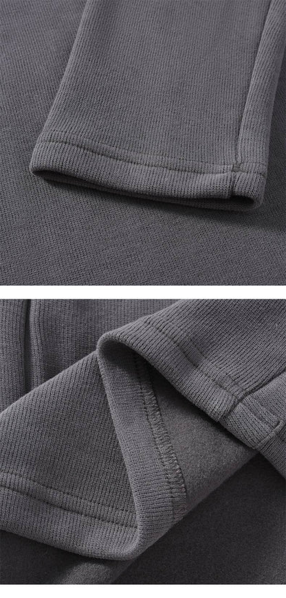 New Winter Men's White Turtleneck Sweater, British-style Black Pullover, Asian Sizes M-4XL. Gray Sweaters