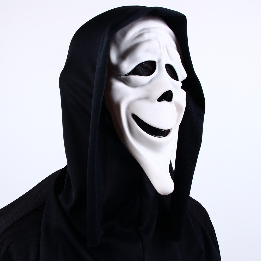 Halloween Cosplay Screaming Horror Props Mask, Breathable Skeleton Mask Horror Party Halloween Role-Playing Props