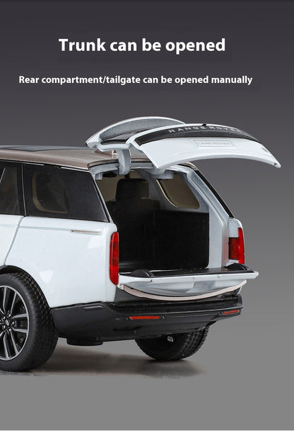 1:32 Land Rover Range Rover SV2022 SUV Diecast Alloy Model Computer Desktop Ornaments Miniatures Model Present for Childrens