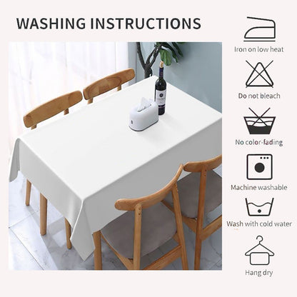 Festive Christmas Patterns Restaurant Kitchen Tablecloth Living Room Home Decoration Rectangular Party Decoration