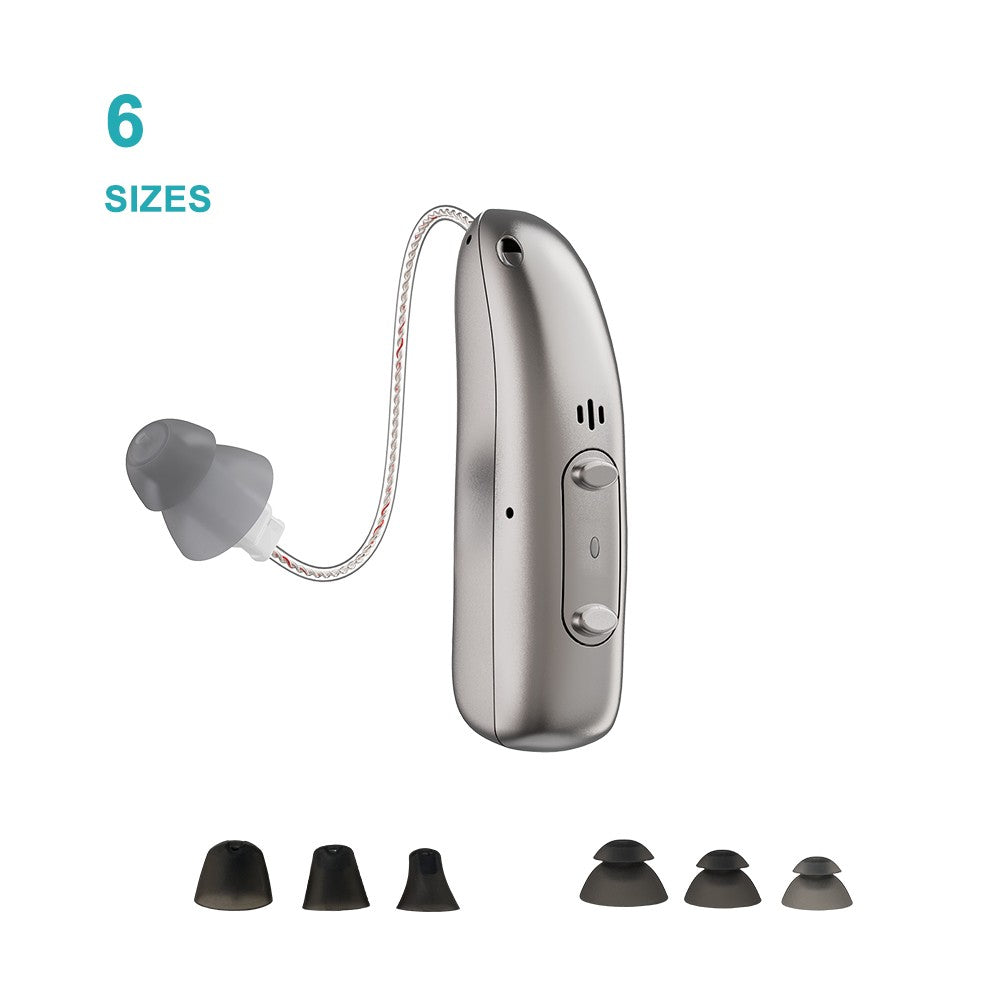 Rechargeable Digital BTE Hearing Aid Adjustable Volume Deaf Mini Sound Amplifier Portable Elderly Hearing Amplifier