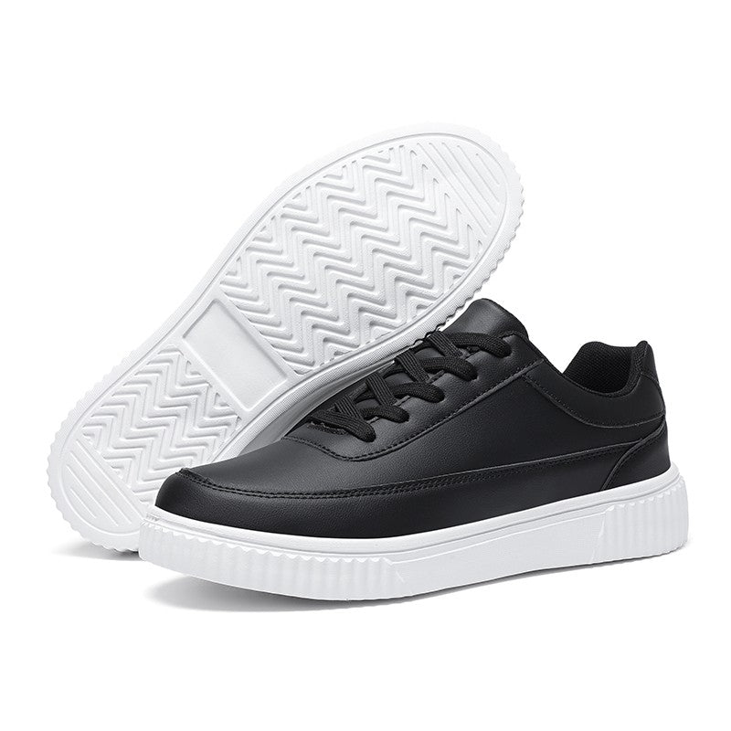 Tênis Masculino Impermeável de Prancha Leve Outono Inverno Tênis Masculino Casual com Cadarço Macio para Esportes e Caminhada