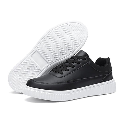 Tênis Masculino Impermeável de Prancha Leve Outono Inverno Tênis Masculino Casual com Cadarço Macio para Esportes e Caminhada
