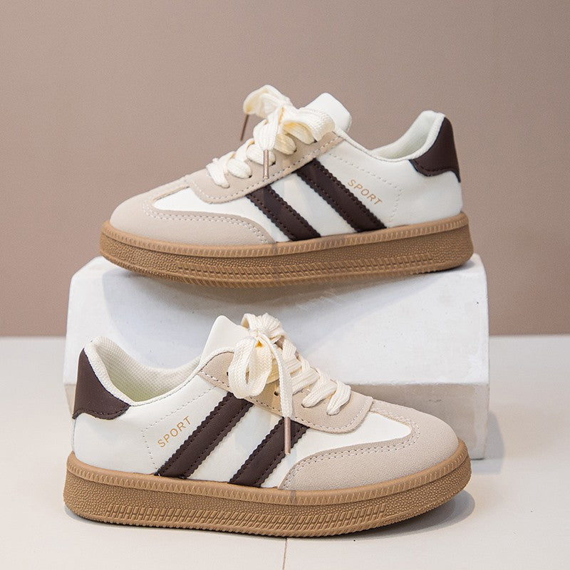 Children Tennis Shoes 2025 New Simple Kids Sneakers for Girls Patchwork Non-slip Boys Causal School Running Sneakers Non-slip