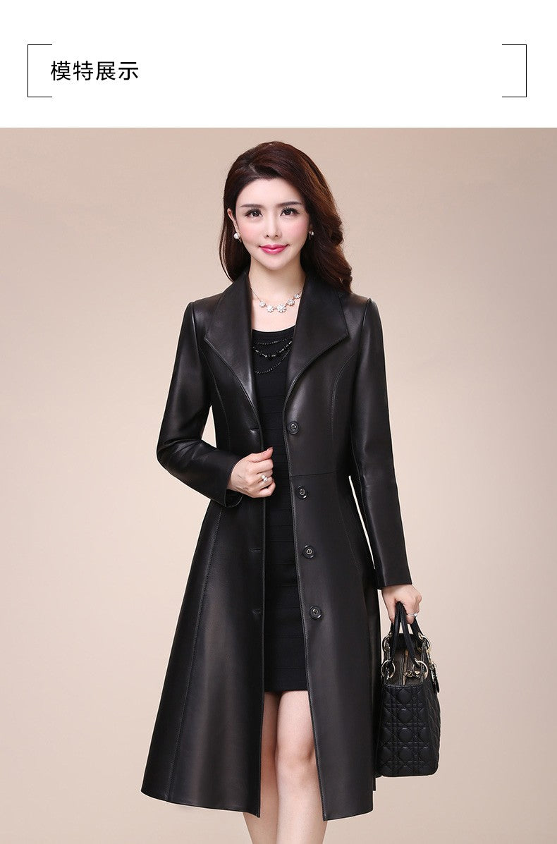 Mauroicardi Spring Autumn Fitted Soft Black Pu Leather Blazer Jacket Women Single Breasted Elegant Luxury Designer Clothes 2025