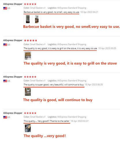 Barbecue Grill Grate Barbecue Cages Camping Picnic Cookware Outdoor Round BBQ Campfire Grill Grid Rolling Grill Basket