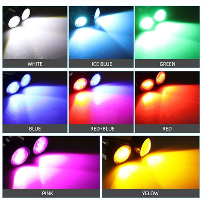1 Par Moto Flash Estroboscópico Olho de Águia Luz Diurna Moto Lâmpada de Nevoeiro Farol Acessórios para Moto