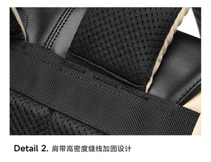 LEE New Korea Style Flip Leather Backpack Women Men Large Capacity Business Commuter Travel Rucksack Buy Laptop School Book Bag