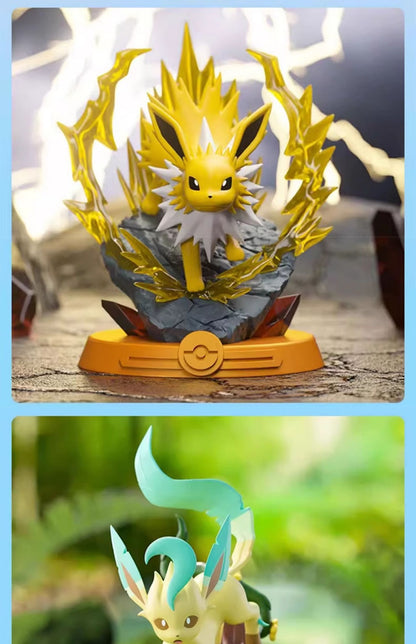 9 Figuras de Pokémon Eeveelution Espeon Sylveon Glaceon Leafeon Vaporeon Umbreon Flareon Anime Figure Pocket Monster Brinquedo