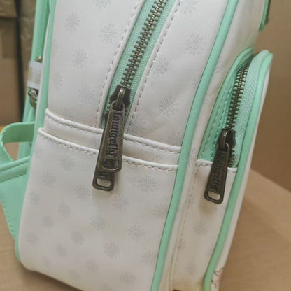 Mochila Escolar Loungefly Princesas Disney Bela Ariel Tiana Desenho Animado Anime Grande Capacidade Leve Mochila de Temporada de Volta às Aulas Presente