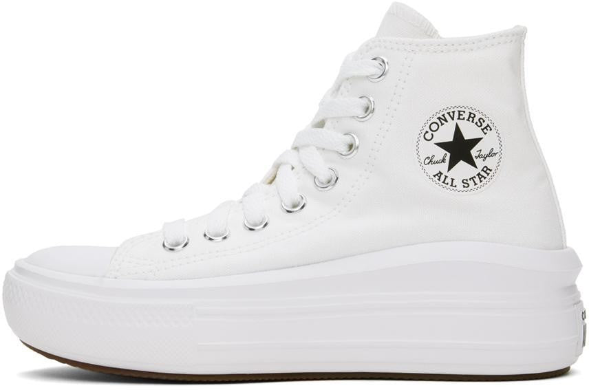 Converse | White Chuck Taylor All Star Move High Top Sneakers