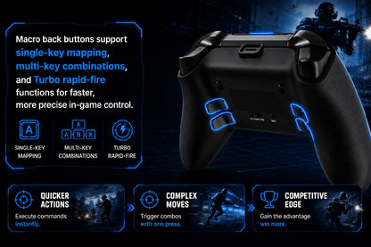 QRD Spark N7 2.4Ghz Wireless Controller for PS4/PS3/PC Direct Connect Hall Effect Vibration Effect Gamepad For PS5 Via Converter