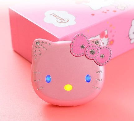 2024 Novo Telefone Dobrável Kawaii Sanrio Hello Kitty Desenho Animado Fofo Infantil Branco Rosa Mini Telefone Presentes de Aniversário Para Crianças Brinquedos Para Meninas