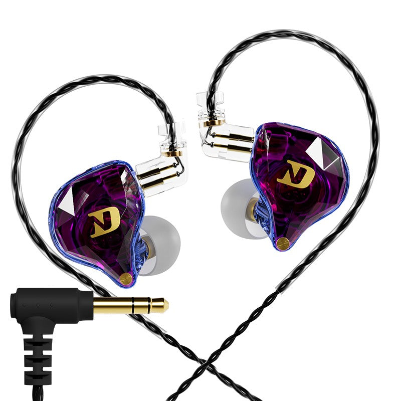ND NX2 HIFI Earphones Dynamic Stereo Heavy Bass In Ear Monitor Earphone Game Sport Noise Cancelling Headset Detachable Cable