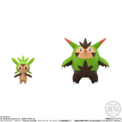 Bonecos Bandai Pokémon Scale World Região Kalos - Serena, Chespin, Quilladin, Greninja, Braixen, Pancham Brinquedo Colecionável de Presente