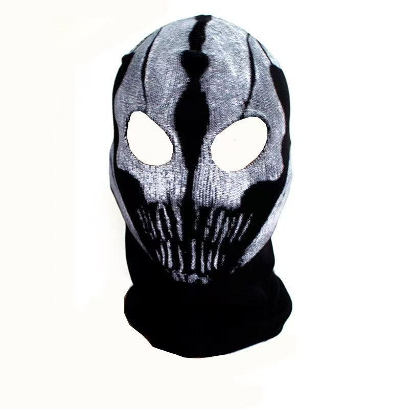 Halloween new mask Black Mask Balaclava Beanies Hats Men Ghost Skull Full Face Warmly Mask Hood Beanie Ggorros Hombre Casquette