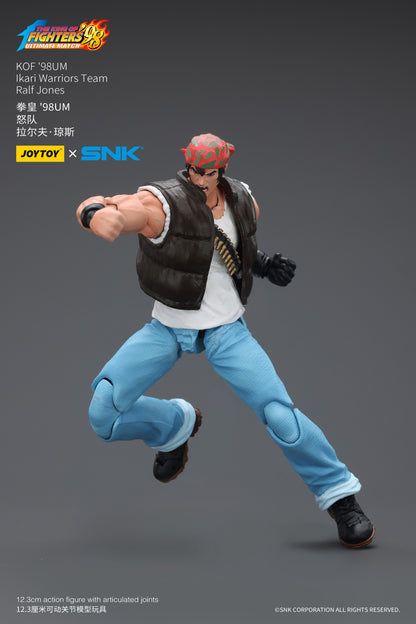 [Pré-venda] 1/18 JOYTOY Boneco de Ação SNK KOF'98UM Ikari Warriors Equipe Anime Modelo de Brinquedo
