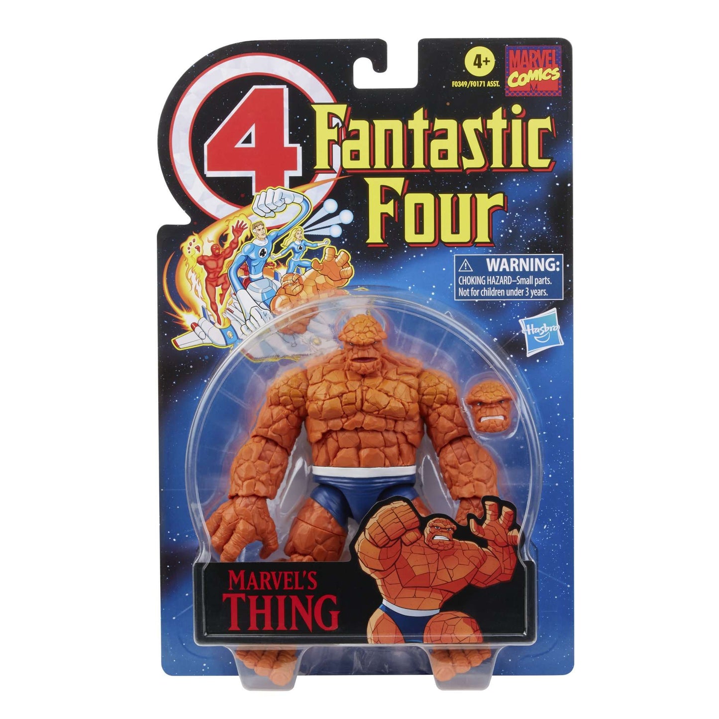 Marvel Legends Quarteto Fantástico Retro Onda O Coisa Mulher Invisível Sr. Fantástico Tocha Humana Homem Psico Boneco Articulado 6"