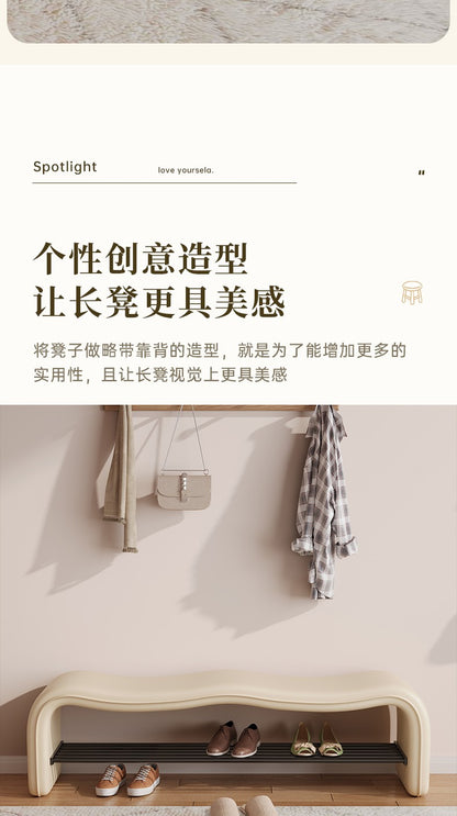 stool can be sat at the door of the home shoe stool shoe rack is integrated wave entry stool enters the door