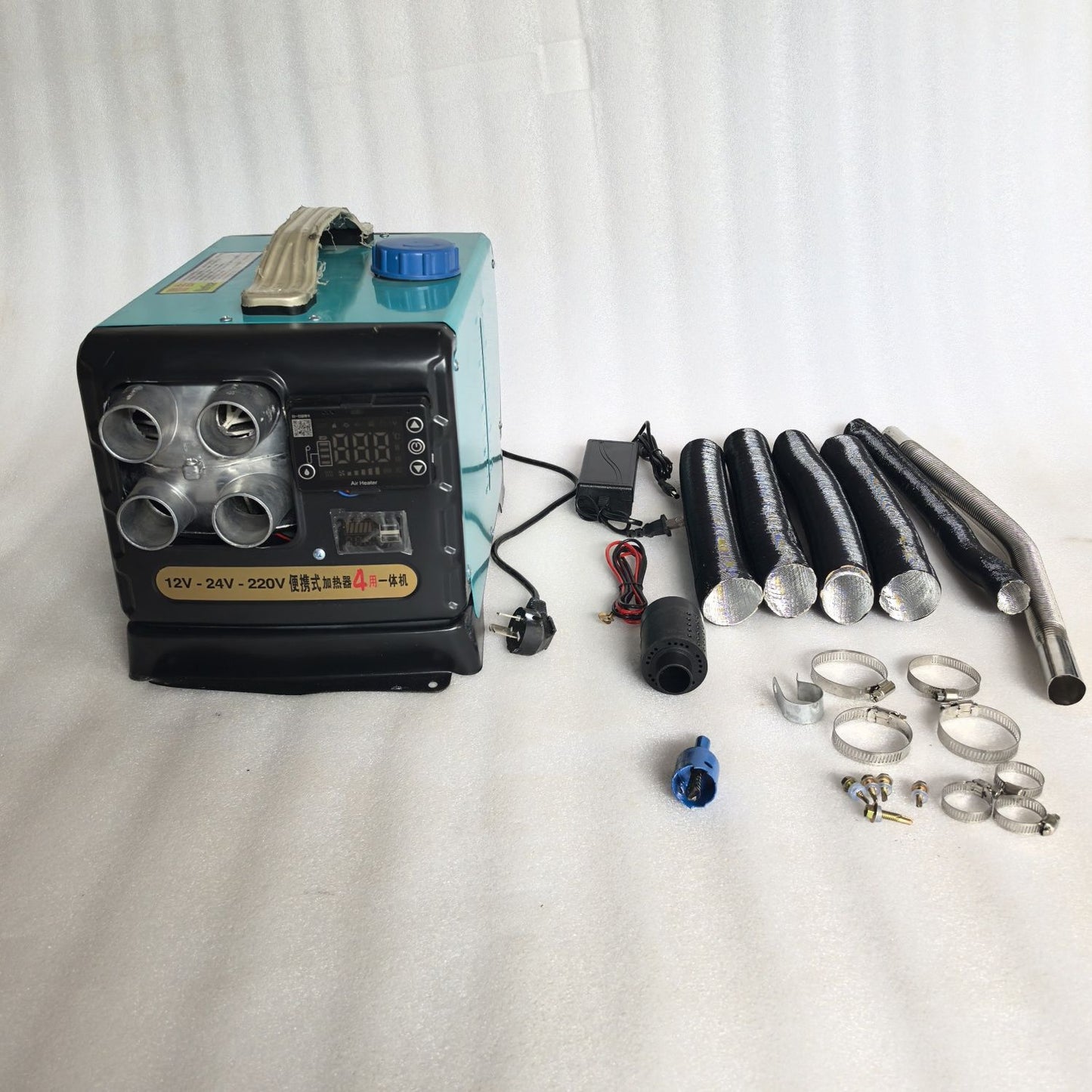 Built-in Battery Car diesel Heating Unit Air Conditioning 12V24V Parking diesel Heater 5Kw