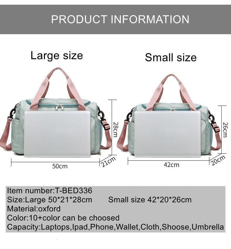 Womne's Travel Bags Handbags Gym Shoulder Bags Oxford Fitness Camping Trekking Bags Hiking Waterproof Outdoor Crossbody Bag