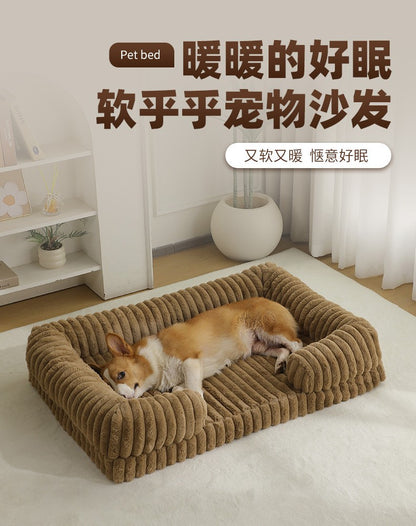 2025 nova caixa de areia quente para o inverno para cães e gatos grandes, cama para cães, tapete para cães