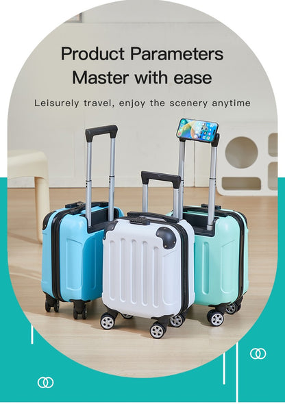 14 inch luggage rack roller luggage large capacity toolbox essential travel suitcase for business travel suitcase suitcase