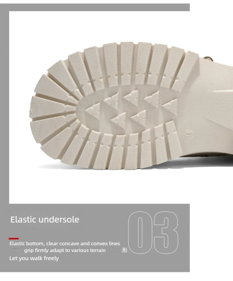 Men's boots four season classic big head casual boots soft sole non-slip breathable Joker high-top outdoor comfort tooling boots