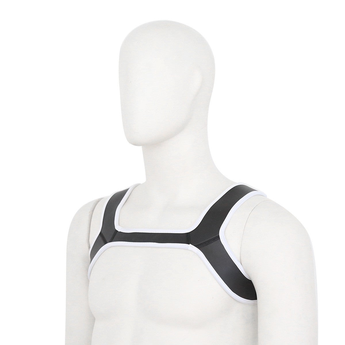 Sexy Men Chest Harness Neoprene Double Shoulder Straps for Carnival Party Caostume Accessories Strap Punk Men Chest Harness Belt