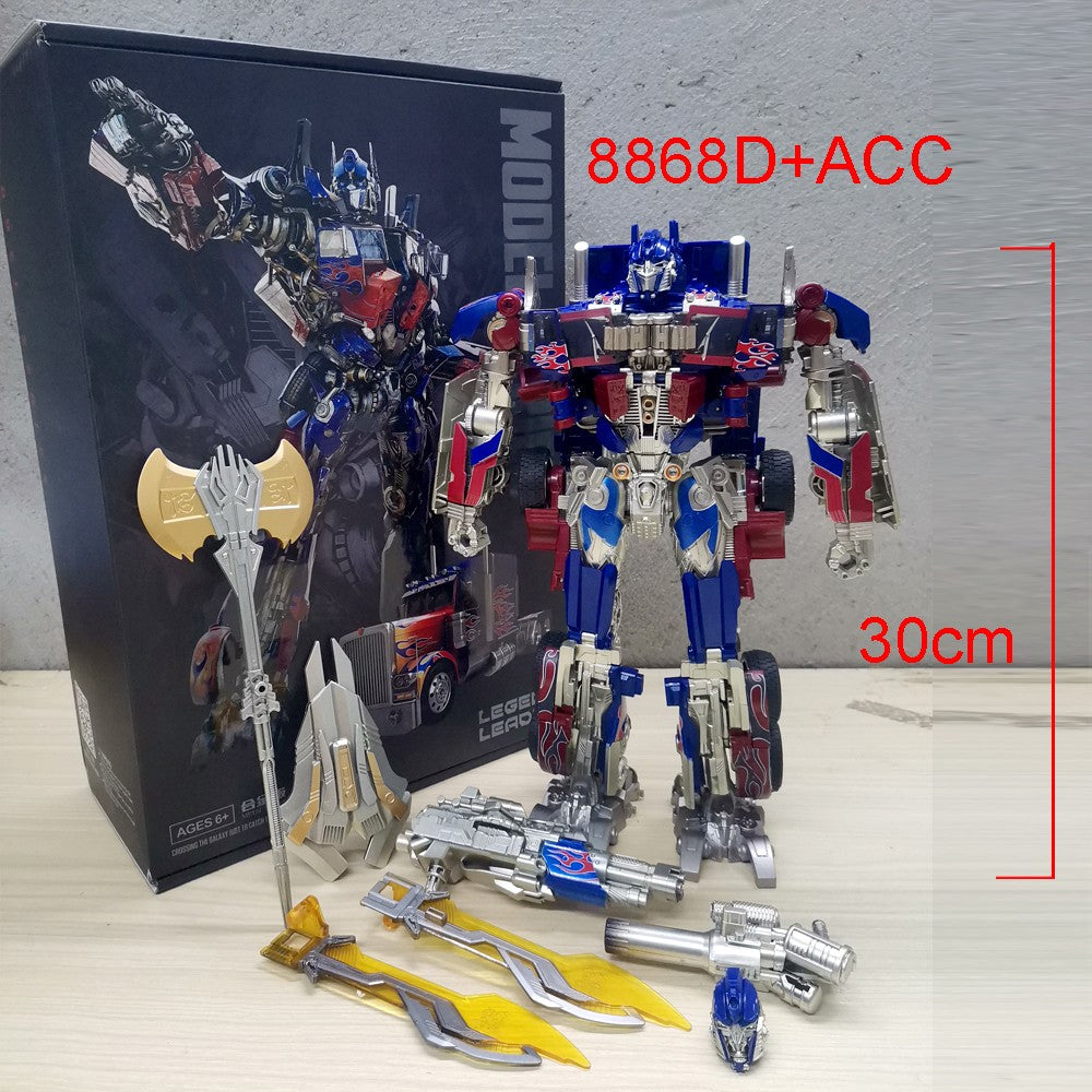 Brinquedos Robô Transformável 30CM Optimus Prime Star Commander Magatron Carro Bumblebe Boneco de Ação do Filme Modelo Anime de Deformação