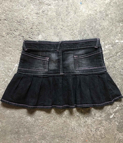 American Retro Letters Low Waist Slim Mini A Word Denim Skirt Women's Y2K New Harajuku Goth Sexy Spice Girls Fashion Street Wear