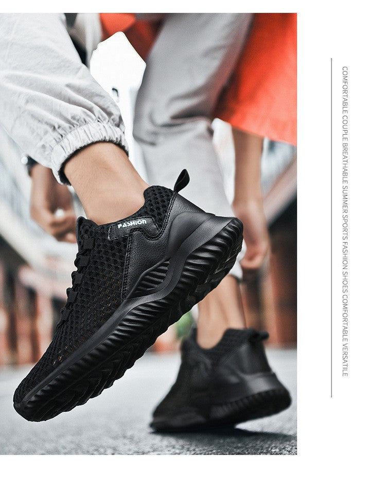 2025 Summer Men's Loafers Walking Mesh Breathable Summer Comfortable Casual Shoes Sneakers Zapatillas Hombre Men Running shoes