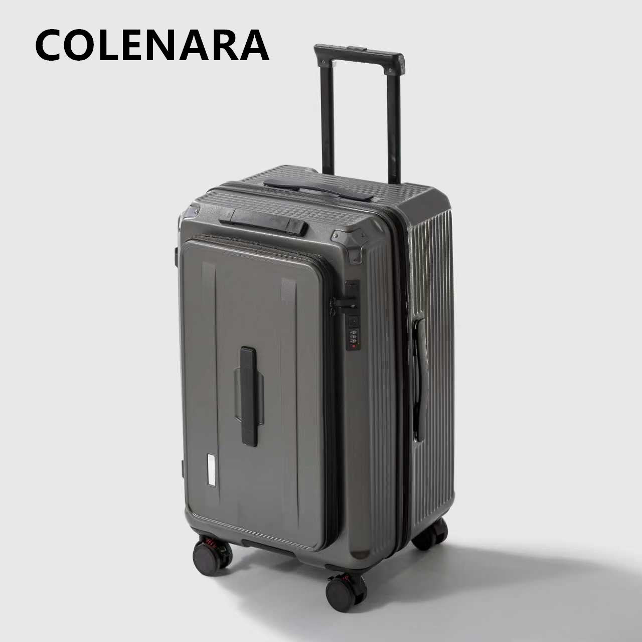 COLENARA Luggage Travel Bag Large Capacity Trolley Case PC Boarding Box Women's Password Box 20"24"26"28 Inch Student Suitcase