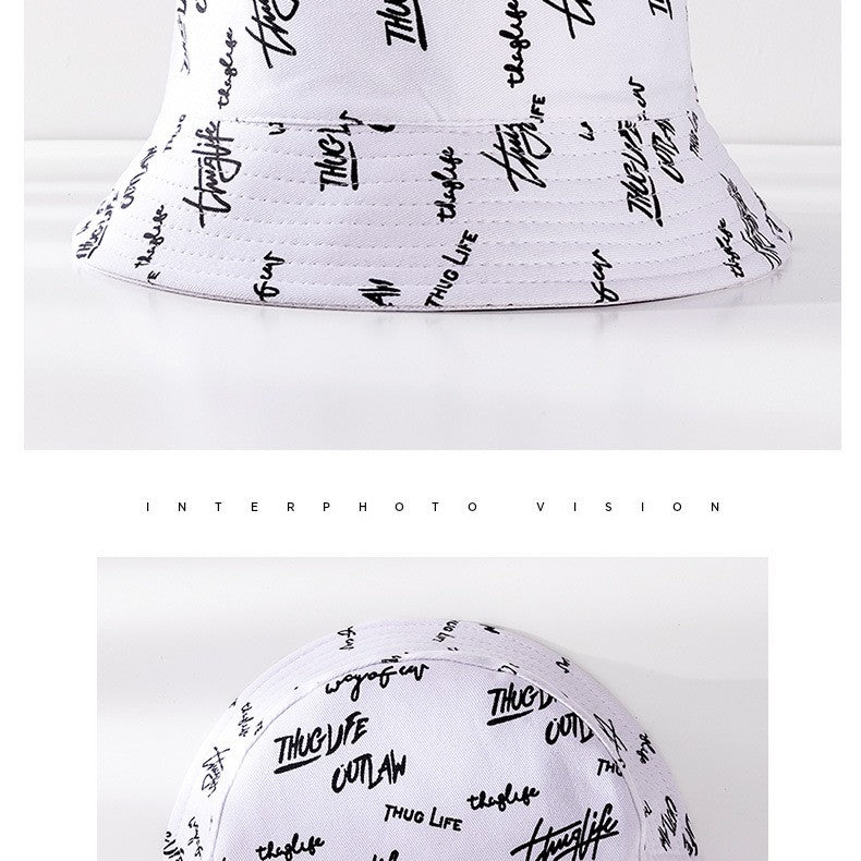 Bucket Hats For Men Women Korean Style Print Cap Panama Hat Sandbeach Sunhat Fishing Hat Fisherman Cap for Hip Hop Bob Gorro