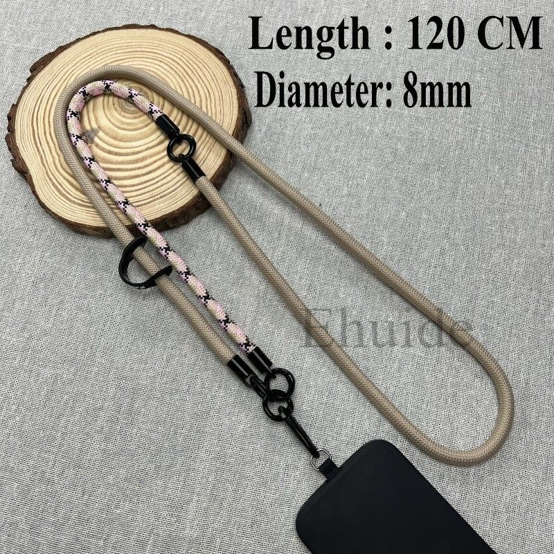 Corda de Pescoço Ajustável de 120 CM para Telefone, Alça Transversal, Destacável, Capa de Celular USB, Corrente de Ombro, Corda, Coleção 2025
