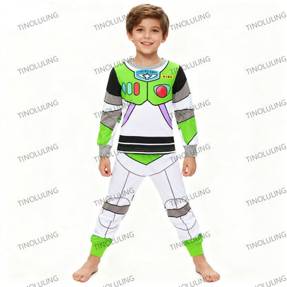 Autumn Kids McQueen Boutique Pajamas Sets 100% Pure Cotton Mickey Minnie Elsa 2pcs Pyjamas for Baby Boys Girls Toddler Sleepwear