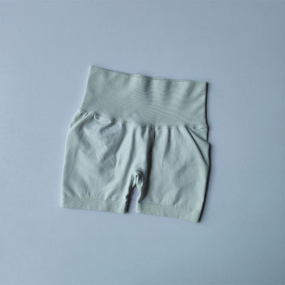 Peach Hip Lifting Sports Shorts Women High Waist and Waist Tightening Slimming Running Hip Speed Drying Three Point Tight Pants