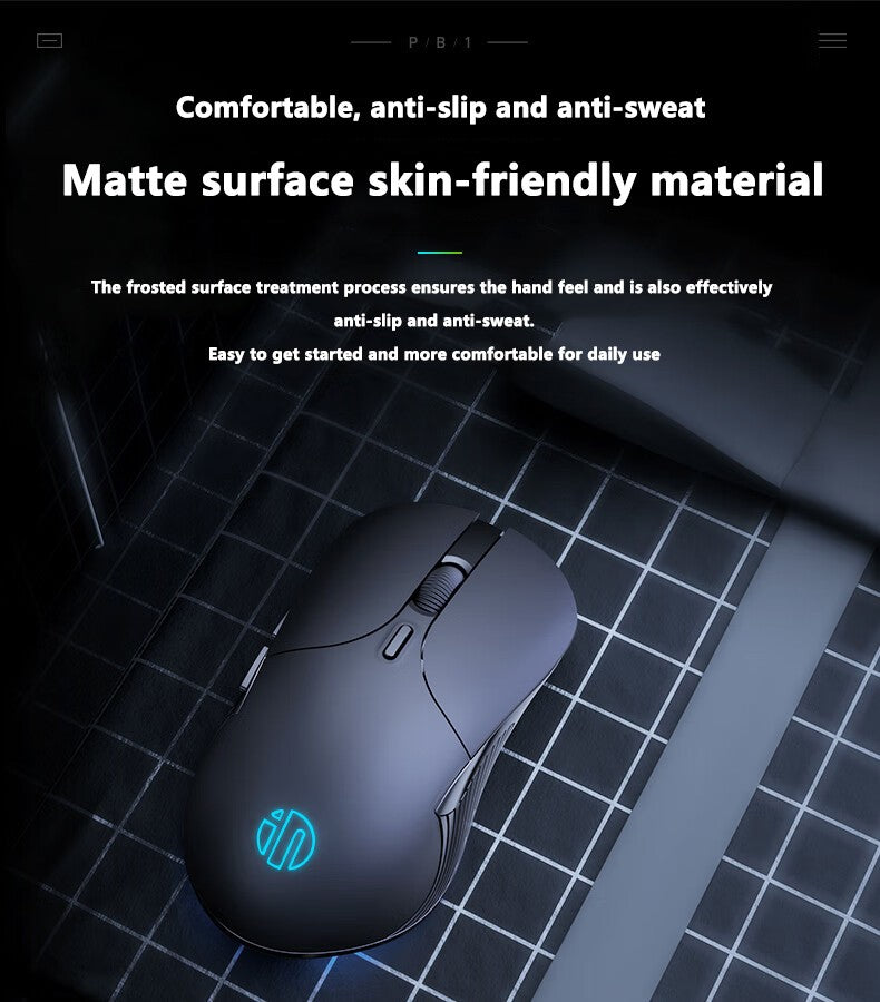 INPHIC B2 USB Wired Mouse Silent Office Gaming Mouse for PC and Laptops
