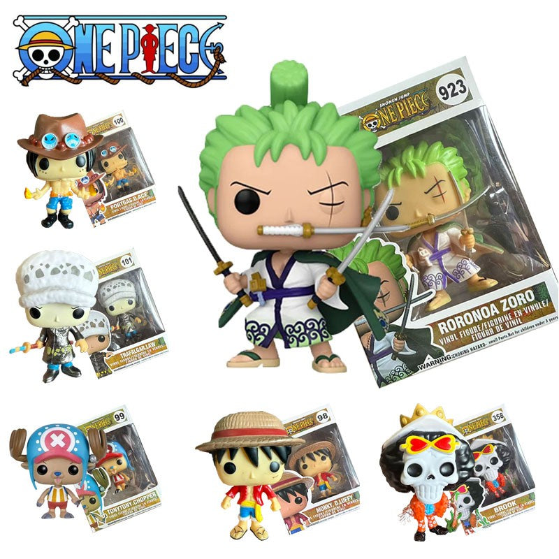 Funko Pop One Piece Figure Luffy modelo Blind Box Colecionáveis Action Figure é adequado para enfeitar figuras Presentes de fãs de brinquedos