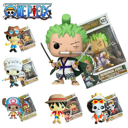 Funko Pop One Piece Figure Luffy modelo Blind Box Colecionáveis Action Figure é adequado para enfeitar figuras Presentes de fãs de brinquedos