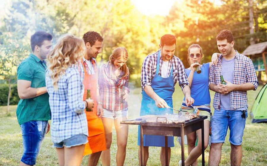 50PCS Non-Stick High Temperature Resistant BBQ Grid Pad Barbecue Mesh Reusable Easily Cleaned Cooking Pads Baking Grill Tool