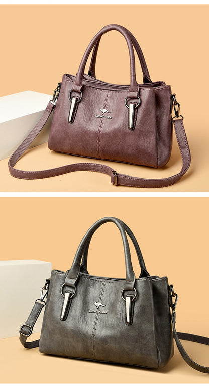 High Quality Cow Leather Ladies Handbags Fashion Luxury Female Messenger Tote Bags Women Genuine Leather Shoulder Crossbody Sac