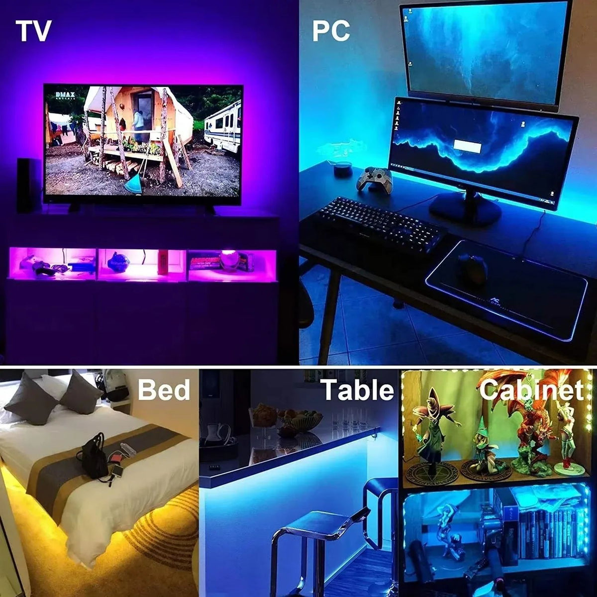 5V Usb Adhesive Rgb Led Light Strip Color Changing Ice String Christmas Lighting Led Tape 1M 15 M 20 Meter Tv Led Backlight Band