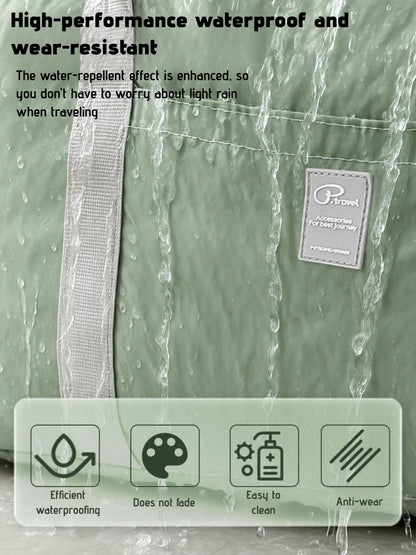 Waterproof Foldable Travel Duffle Bag Large Capacity Carry On Tote Luggage Storage Bag with Multiple Pockets