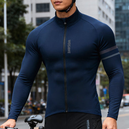 WOSAWE Winter Men's Cycling Jacket Waterproof Windproof Thermal Fleece Bike Jersey MTB Road Cycling Snowboarding Ski Jacket Coat
