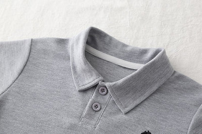 New Summer Children Boys Clothing Kids Cotton Polo T-Shirt Shorts 2Pcs/Set Toddler Casual Sport Suits Baby Clothes Tracksuits