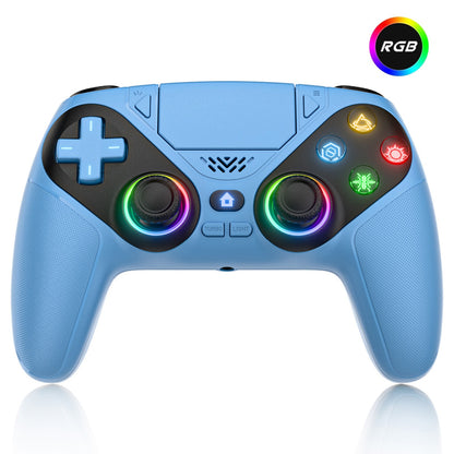 Controller for Playstation 5/PS5/PS5 Pro/Slim/PC,Wireless Gamepads RGB Joystick Turbo/Marco Program Dual Vibrate Game Controle