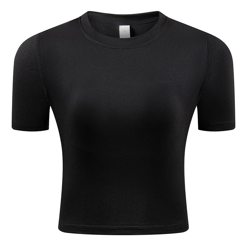 Women's Compression Shirt Short Sleeve Athletic Yoga Running T-Shirt Summer Gym Workout Quick Dry Stretchy Tees Tops Baselayer