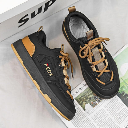 Bread Shoes for Men Trendy Board Shoes Niche Design Breathable Retro Chunky Sneakers Luxury Designer Male Casual Vulcanize Shoe