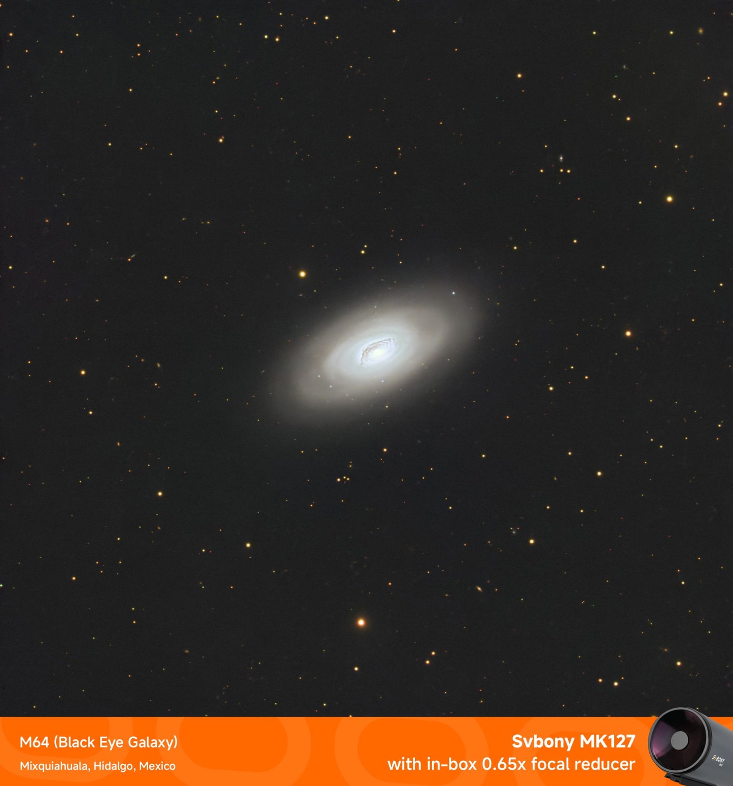 Svbony MK127 Maksutov Cassegrain Telescope OTA 127mm f/11.8 Portable Grab-and-Go Design for Lunar Planetary Nebula Observation